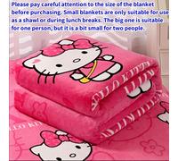 TEMU de felpa de Hello Kitty - Felpa ultra , diseño de y , comodidad para todas para oficina, sofá, coche, o ocio - Regalo de o Navidad, para oficina | de diseño divertido | Tejido de felpa
