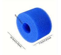 TEMU de filtro de esponja reutilizable para filtros de piscina de espuma (Adecuado para Jet para SPA) Compatible con para Intex TIPO A / VI Filtros Suministros para piscinas