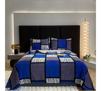 TEMU de Fleece de Leche Ultra- con Diseño de Patchwork Estampado Chic - Versátil para Todas , para , Chales de Sofá y Regalos de Ropa de Cama Acogedora, Verano, Amigable con la Piel
