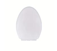 TEMU de inodoro universal blanca para inodoros de montaje superior e inferior, de inodoro de U de rápida, asiento de inodoro engrosado de cierre , accesorios de inodoro