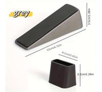 TEMU de puerta de metal resistente con de almacenamiento. Cuña de de puerta de resistencia. de puerta de plástico PVC adecuado para cualquier puerta y cualquier tipo de suelo.
