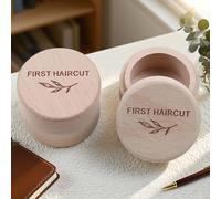 TEMU de recuerdo de madera para el de pelo de niños, 1/2 piezas - Almacenamiento para colección de cabello y dientes - Contenedor de recuerdos del - Regalo y decoración del hogar