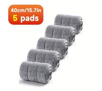 TEMU de repuesto para mopa de microfibra, paño para mopa, paño de repuesto engrosado y duradero, eliminación fuerte de manchas, absorbente, para uso y húmedo, fácil de limpiar, suministro de limpieza