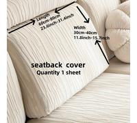 TEMU de sofá de con hoja elegante, 1 pieza, de asiento universal antideslizante, protector de asiento separado, de respaldo, de asiento