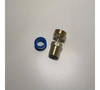 TEMU de válvula de ducha giratorio y ajustable - Accesorio excéntrico de cobre para grifo mezclador | Adaptador de diámetro + Sello a prueba de fugas | Conector de tubería para baño