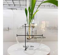 TEMU Decorativo Transparente - Geométrico Circular de Acrílico para Escritorio y Oficina, Estilo de Lujo