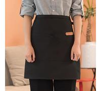 TEMU Delantal de restaurante de lona multiusos de con bolsillos, delantal unisex, ideal para cafeterías, restaurantes y ropa de trabajo elegante para la cintura