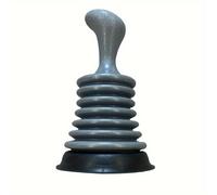 TEMU Desatascador de fregadero, desatascador de cuero, pistón de desatascador, inodoro, duradero, resistente a ácidos y álcalis, para destapar desagües de lavabos. Diseño de mango antideslizante