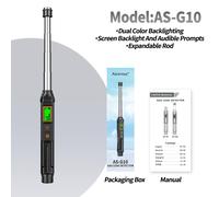 TEMU Detector de fugas de gas combustible con pantalla digital Aicevoos, alarma de sensibilidad, probador de y con promtivos auditivos y visuales para los inflamables
