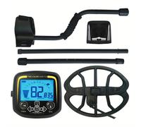 TEMU Detector de metales de bobina Treasure Hunter GX850 de 11 pulgadas, profesional , IP68 a prueba de agua, detector dorado, puntero de sensibilidad