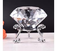 TEMU Diamante de Cristal con Soporte Elegante Decorativo Regalo Atrapasol Adorno de Mesa para Escritorio Accesorios de Fotografía Regalo de para Mujeres Regalos para Adultos