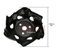 TEMU Disco de desbroce con garra de negro, rueda de corte, desbrozadora, para , cabezal de desbroce para césped, herramienta de extracción de , repuestos para recortadora