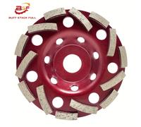 TEMU Disco de Molienda de Diamante 125mm X 22.23mm, Rueda de Velocidad para , Piedra, Adhesivo de Azulejos, Granito, Albañilería - Alimentación Manual, No Necesita Electricidad, Rueda de Molienda para