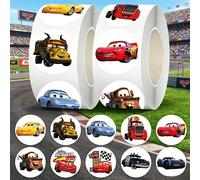 TEMU Disney 450pcs/Rollo Coches Dibujos Animados Graffiti Cinta Washi Stickers Material de Cuenta de Sobres Stickers Etc
