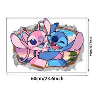 TEMU Disney Stitch y Adhesivos de Pared de Dibujos Animados - Adhesivos Removibles e Impermeables, Adecuados para Dormitorio, Habitación, Restaurante y Otras Ocasiones para Decorar Adhesivos de Pared