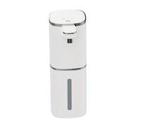 TEMU Dispensador Automático de Jabón Sin , Inteligente de Pared, Recargable por USB, 4 Ajustes de Dispensación, Capacidad de 400ml, de Limpieza, Ideal para Escuelas, Baños, Cocinas (Espuma)