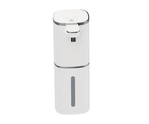 TEMU Dispensador Automático de Jabón Sin , Inteligente de Pared, Recargable por USB, 4 Ajustes de Dispensación, Capacidad de 400ml, de Limpieza, Ideal para Escuelas, Baños, Cocinas (Espuma)