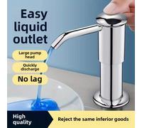 TEMU Dispensador de Jabón para Cocina, Tubo Extensor de Detergente para Fregadero, Prensa Manual, Herramienta de Dispensación de Detergente para de Verduras en el Hogar
