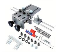 TEMU ¡Domina tus proyectos de bricolaje con el kit de plantilla de espigado de Allsome - ¡ guía de autonivelación y perforación!