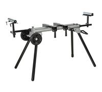 TEMU DURHAND Soporte Universal para Sierra Ingletadora Plegable con Distancia de Trabajo Ajustable de Transportar y Almacenar 123, 5-245x73x96 cm Negro