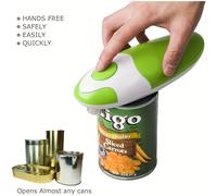 TEMU eléctrico de aluminio con bordes lisos, seguro y automático, portátil, "Funciona con pilas AA (pilas no incluidas)", para el hogar, mayores y con artritis