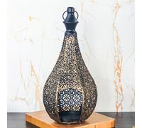TEMU Elegante Portavelas de Metal - Farol Decorativo para Mesa, Ideal para el Chino y Celebraciones (Velas No Incluidas)