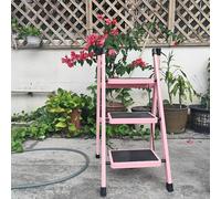 TEMU Escalera RV, escalones para bienes , plegable multifuncional - Escalón metálico interior con soporte para flores, escalera telescópica, soporte para plantas, diseño retráctil y funcionalidad