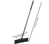 TEMU Escoba de Mango Largo y Resistente - Cerdas Rígidas para una Limpieza de Residuos, Diseño Duradero en Plástico para Suelos e Interiores, Ideal para Jardín y Hogar