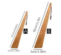 TEMU Espátula de Madera de Acacia para Cocinar, , Espátula Antiadherente, Rascador de Huevos, Espátula Multiusos para Voltear, Servir, Raspar y Dar