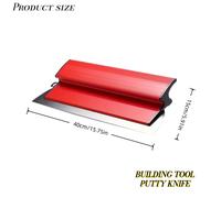 TEMU Espátula para cartón piedra de 40 cm/80 cm 12.6 pulgadas/ pulgadas, herramienta para albañilería de pared, ideal para paneles de yeso y de paneles de pared