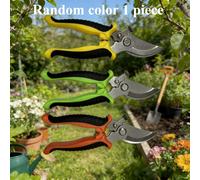 TEMU ¡Esta tijera de jardinería es tan útil! Mango verde y negro con agarre , y cierre fácil con , recorte afilado, de de flores afiladas y antideslizantes, ayudante de jardinería