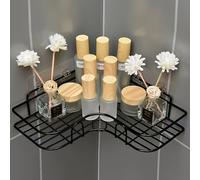 TEMU Estante esquinero para ducha - Antioxidante, organizador de baño en la pared, ideal para guardar champú, loción y cosméticos