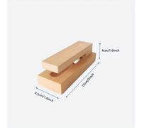 TEMU Estante para toallas de madera nórdica, perchas minimalistas para abrigos, madera , no requiere perforación, estante de almacenamiento para puerta, ganchos adhesivos para baño doméstico