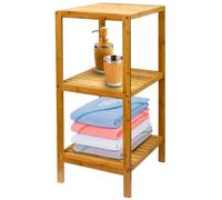 TEMU Estantería de Bambú 3 Plantas Repisa Baño Sala Cocina de 3 Pisos Estante de Pie 3 Baldas Decorativo para el Hogar