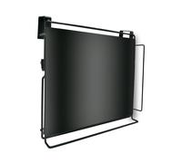 TEMU Estantería plegable de acero inoxidable para encimera, diseño ahorrador de para baño, extensión de puerta de gabinete sin taladro con partición de almacenamiento y mesa auxiliar