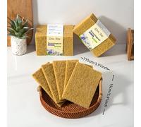 TEMU Estropajo de fibra vegetal natural 0.8, paño de limpieza diaria para el hogar, para cocina y fregar ollas