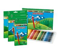 TEMU Estuche 12 de madera Alpino Lápices para Colorear regalo para material escolar