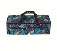 TEMU Estuche de transporte impermeable para máquina de corte con diseño de hoja de de tropical. para múltiples modelos de máquinas de corte, como: Air, Air 2, One, Maker