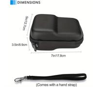 TEMU Estuche de transporte para mini máquina de prensado por - Almacenamiento duradero y portátil con organización de cables, organizador de viaje protector para herramientas