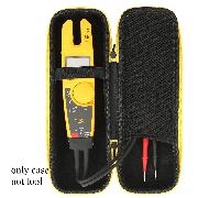 TEMU Estuche Rígido de Viaje para Fluke T5-1000//-1000/ 600, Organizador de Medidores, Bolsa de Almacenamiento Portátil (Solo )