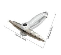 TEMU Expansor de Tubos de Cobre JRF - Herramienta de Enderezado Manual para Refrigeración, Tamaños de Tubo de 1/4" a 7/8", Acero al Carbono, Sin Recubrimiento