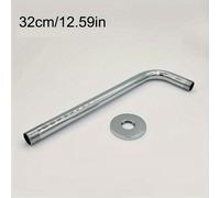 TEMU Extensión de Brazo de Ducha de Acero Inoxidable - Compatible con Cabezales de Ducha Fijos, Accesorio de Baño de Fácil Instalación