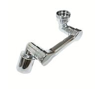 TEMU Extensor de grifo de acero inoxidable con rociador giratorio de 1080°, brazo de extensión mecánica para grifo, burbujeador antisalpicaduras