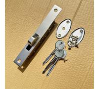 TEMU FBENDRIX Cerradura para Puertas Corredizas, Mecánico Antirrobo de Aleación de con Llave Balconera, Accesorio Universal para de de Aluminio Abertura