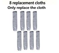 TEMU FLIXBLANY 7/8pcs Almohadillas de repuesto de microfibra ultra para trapeador, fáciles de lavar y de secado rápido, paños de limpieza sin rayas para uso doméstico