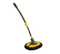 TEMU Fregona Telescópica Premium con Escoba de Microfibra Chenille - Ajustable, Mango Largo, para una y Sin Rayones