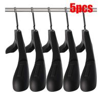 TEMU Ganchos para trajes de hombre de plástico de hombros anchos 5/10 piezas, sin costuras, antideslizantes, para abrigos de invierno, gancho giratorio 360°, regalos de Navidad