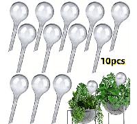 TEMU Globos de autoirrigación para plantas, de riego por goteo de 10 piezas con esferas de plástico, adecuado para macetas de interior y exterior, jardines, , camas de flores, de riego para plantas de
