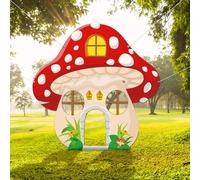 TEMU Grande accesorio de fotomatón de tela diseñado como un hongo para fiestas, para , baby showers temáticos de . Esta decoración como un duradero para fotos.