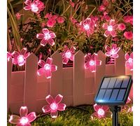 TEMU Guirnalda de Luces Solares de , /100 LED para Patio, , Exterior, IPX4, Luces de para de la , Día de la , Jardín, Patio, Porche, Navidad, Boda, , Decoración de Árbol de Navidad, 8